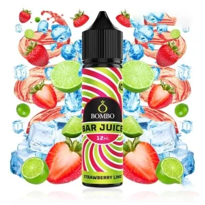 Longfill Bombo Bar Juice Strawberry Lime Ice 12ml