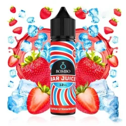 Longfill Bombo Bar Juice Super Strawberry Ice 12ml
