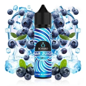 Longfill Bombo Bar Juice Ultra Blueberry Ice 12ml