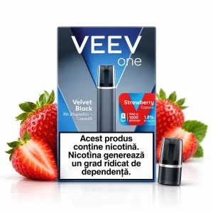 Kit VEEV One Velvet Black Strawberry 450mAh