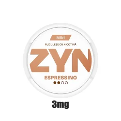 PLICULETE CU NICOTINA ZYN ESPRESSINO FORMAT MINI 3MG