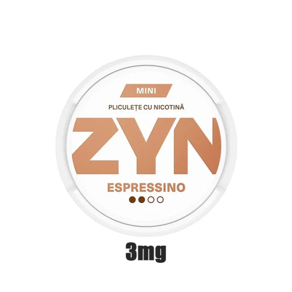 PLICULETE CU NICOTINA ZYN ESPRESSINO FORMAT MINI 3MG