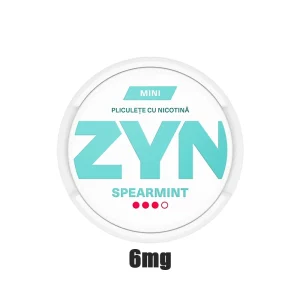 PLICULETE CU NICOTINA ZYN SPEARMINT FORMAT MINI 6MG