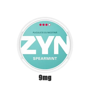 PLICULETE CU NICOTINA ZYN SPEARMINT FORMAT SUBTIRE 9MG