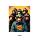 Wrap Acumulator 18650 Monkeys