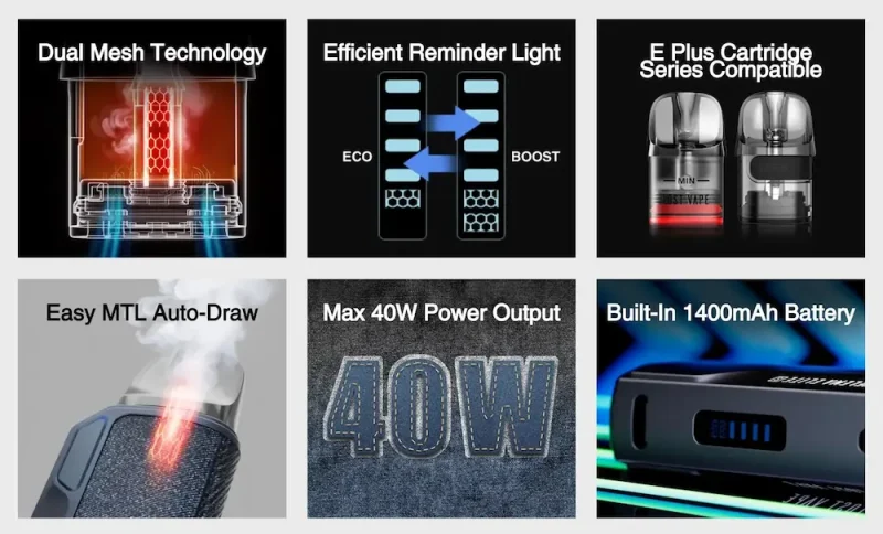 kit Lot vape Thelema Elite S specificatii tehnice