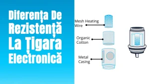 Diferența De Rezistență La Țigara Electronică (Vapori, Aromă Și Durată De Viață A Bobinei)