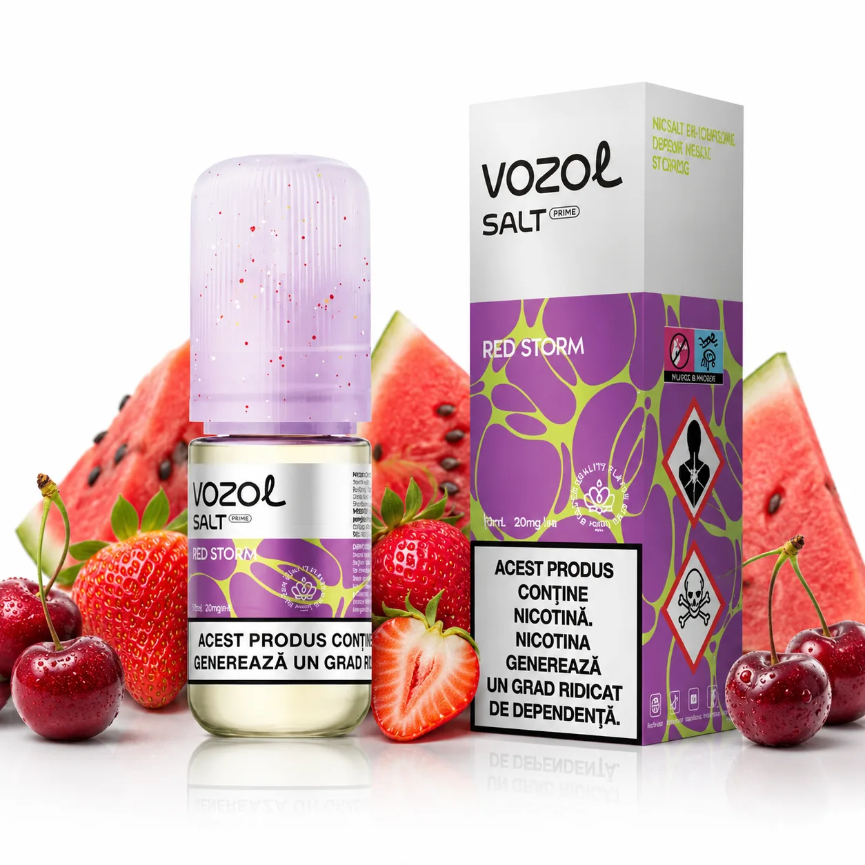 Lichid Vozol Salt Prime Red Storm 20mg 10ml
