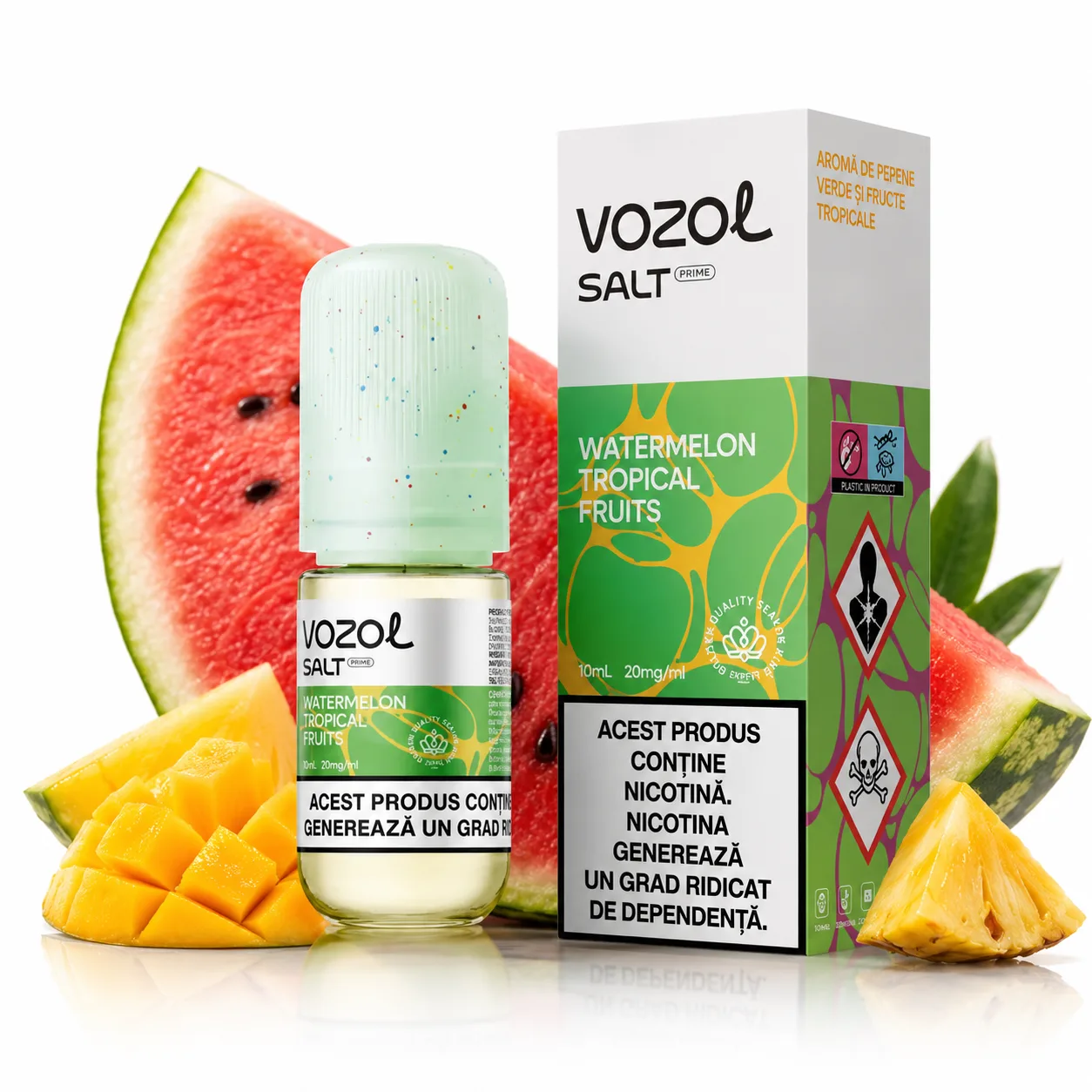 Lichid Vozol Salt Prime Watermelon Tropical Fruit 20mg 10ml