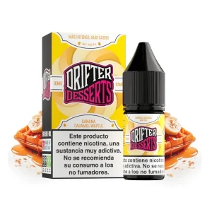 Lichid Drifter Desserts Salts Banana Caramel Waffer 10mg 10ml