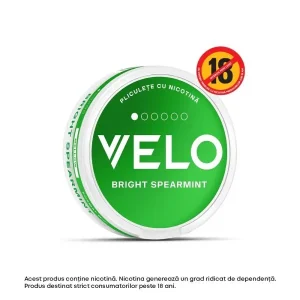VELO Pliculete cu nicotina Bright Spearmint 4mg