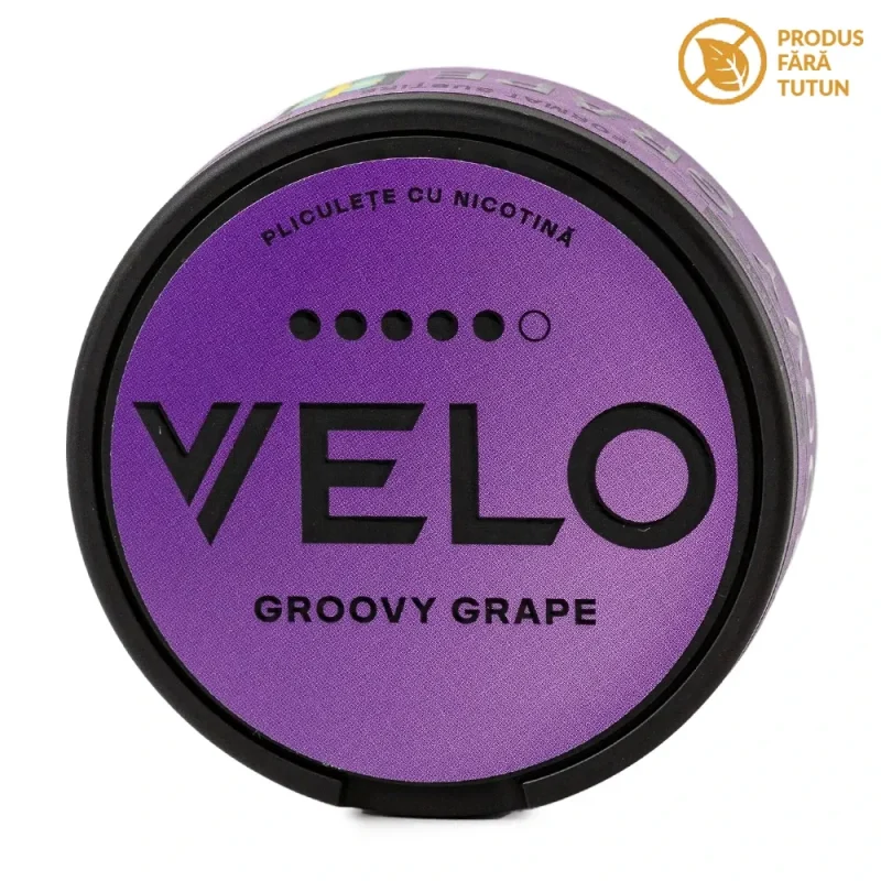 VELO Pliculete cu nicotina GROOVY GRAPE 14mg VELO Pliculete cu nicotina GROOVY GRAPE 14mg
