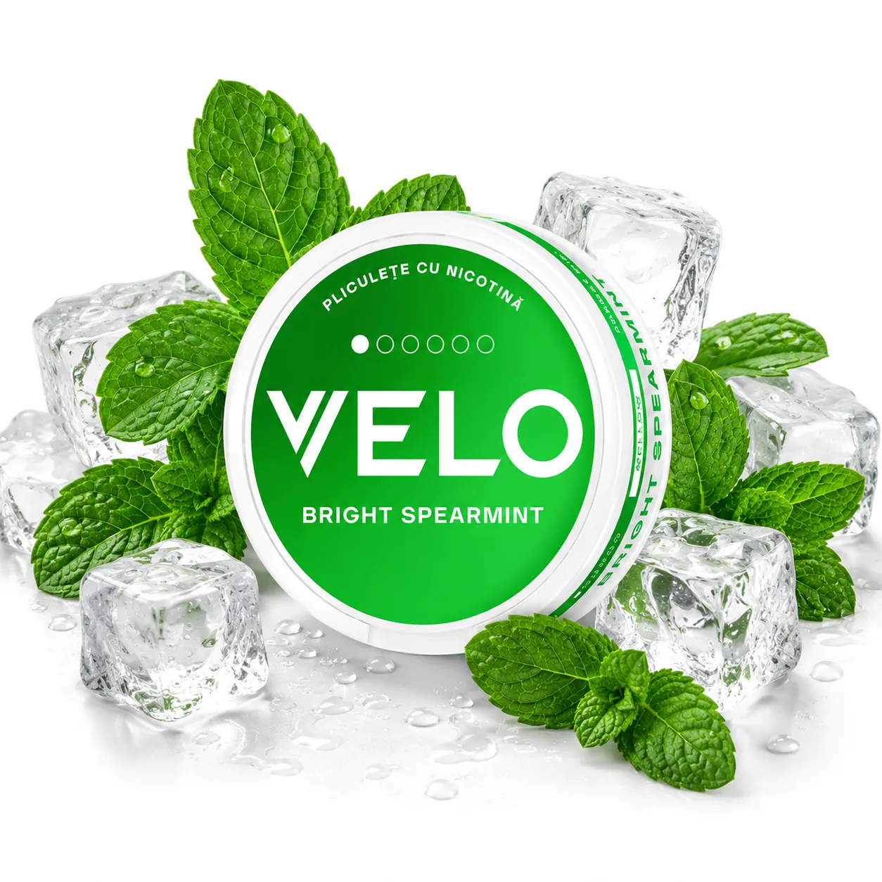 Pliculete cu Nicotina VELO Bright Spearmint 4mg