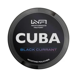 Pouch nicotina Cuba Black - Blackcurrant