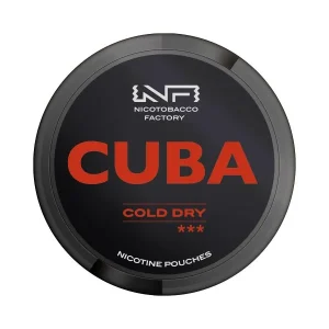 Pouch nicotina Cuba Black - Cold Dry