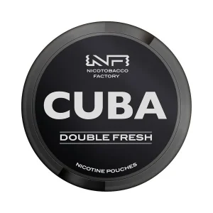 Pouch nicotina Cuba Black - Double Fresh
