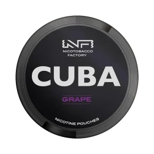 Pouch nicotina Cuba Black - Grape