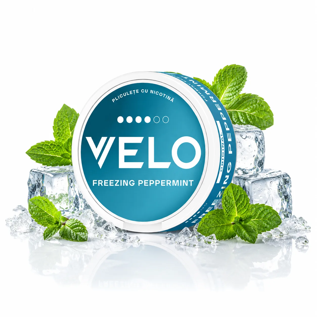 Pliculete cu Nicotina VELO Freezing Peppermint 10.9mg