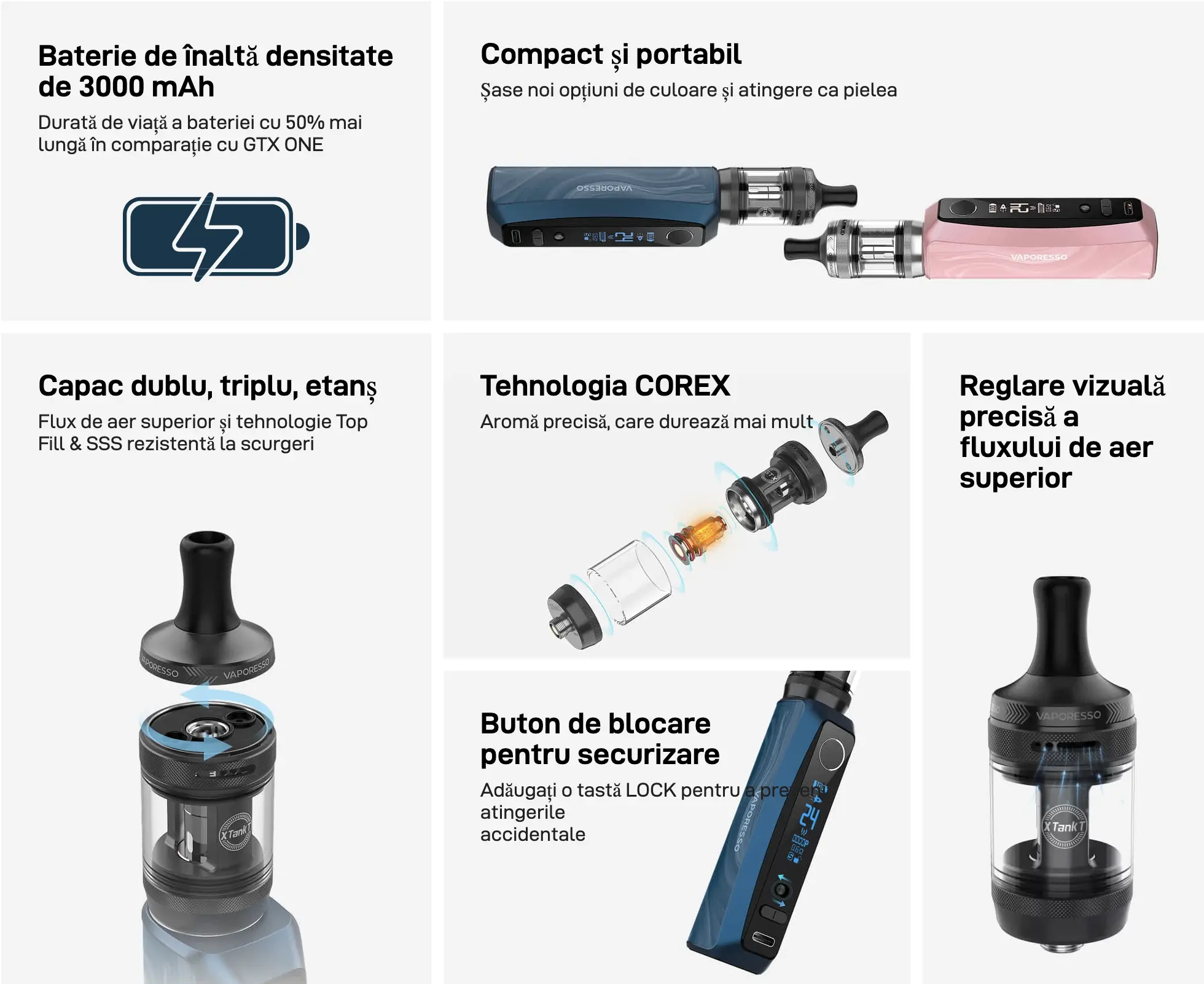 Kit Vaporesso GTX One Pro Brown