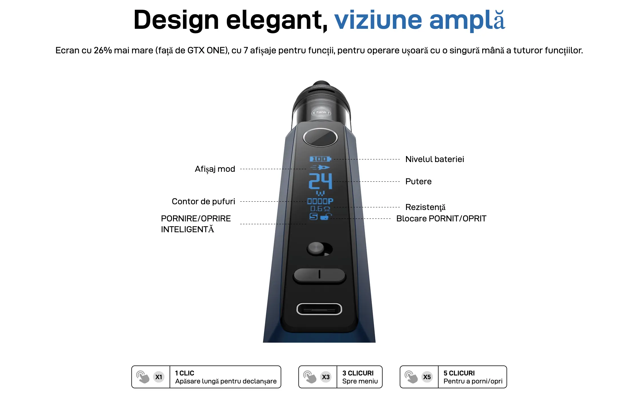 Kit Vaporesso GTX One Pro Brown
