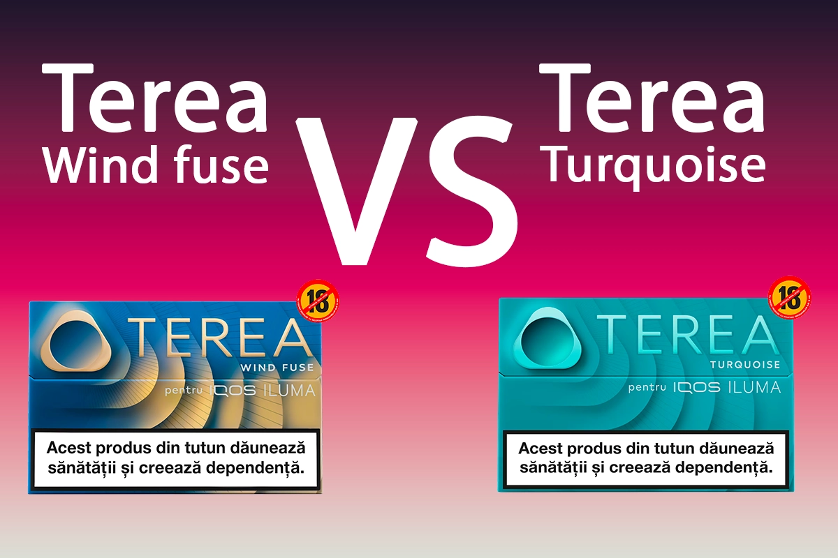 TEREA Wind Fuse Vs Turquoise: Aromă, Putere Și Experiență Mentolată de pe e-potion.ro TEREA Wind Fuse Vs Turquoise