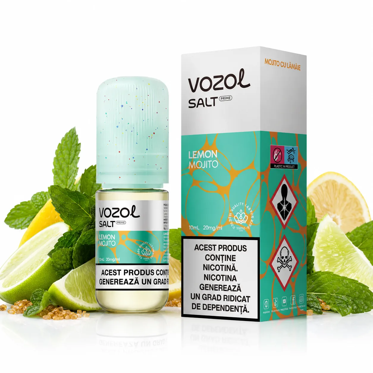 Lichid Vozol Salt Prime Lemon Mojito 20mg 10ml