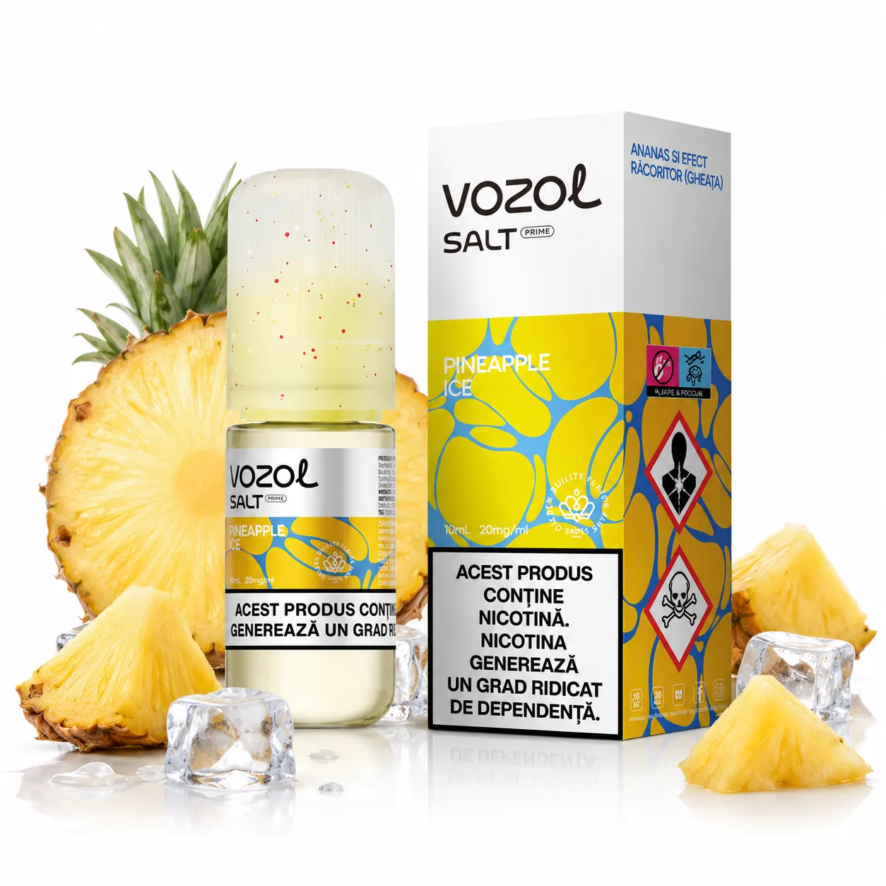 Lichid Vozol Salt Prime Pineapple Ice 20mg 10ml