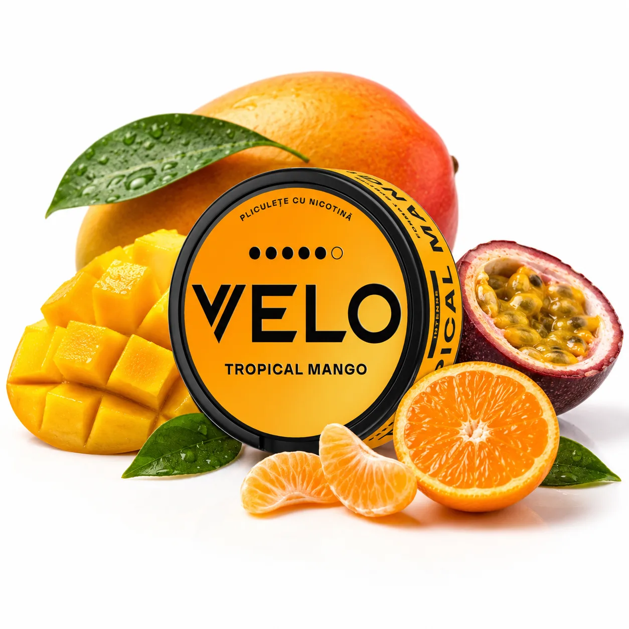 Pliculete cu Nicotina VELO Tropical Mango 14mg