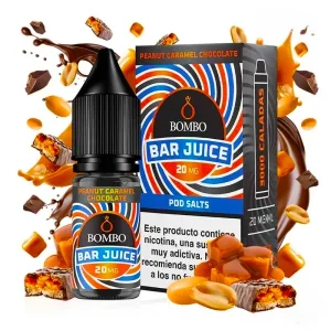 Lichid Bombo Bar Juice Peanut Caramel Chocolate 20mg 10ml