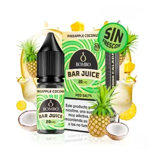Lichid Bombo Bar Juice Pineapple Coconut Sin Frescor 20mg 10ml