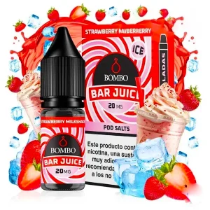 Lichid Bombo Bar Juice Strawberry Milkshake Ice 20mg 10ml
