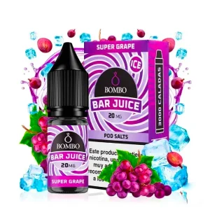 Lichid Bombo Bar Juice Super Grape Ice 20mg 10ml