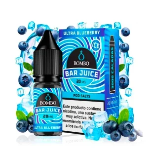 Lichid Bombo Bar Juice Ultra Blueberry Ice 20mg 10ml