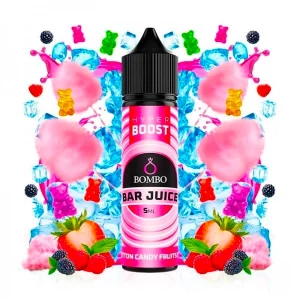 Home de pe e-potion.ro Longfill Bombo Bar Juice Hyper Boost Cotton Candy Fruits Ice 5ml