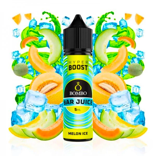 Longfill Bombo Bar Juice Hyper Boost Melon Ice 5ml Longfill Bombo Bar Juice Hyper Boost Melon Ice 5ml
