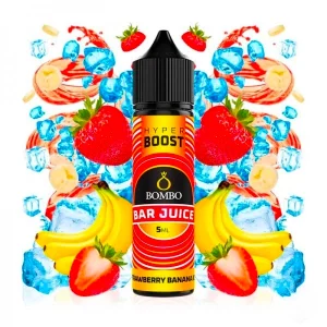 Home de pe e-potion.ro Longfill Bombo Bar Juice Hyper Boost Strawberry Banana Ice 5ml