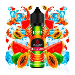 Home de pe e-potion.ro Longfill Bombo Bar Juice Hyper Boost Watermelon Papaya Ice 5ml