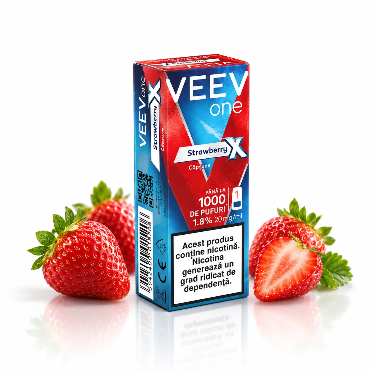 Capsulă VEEV One Strawberry X 1,8% 2 ml