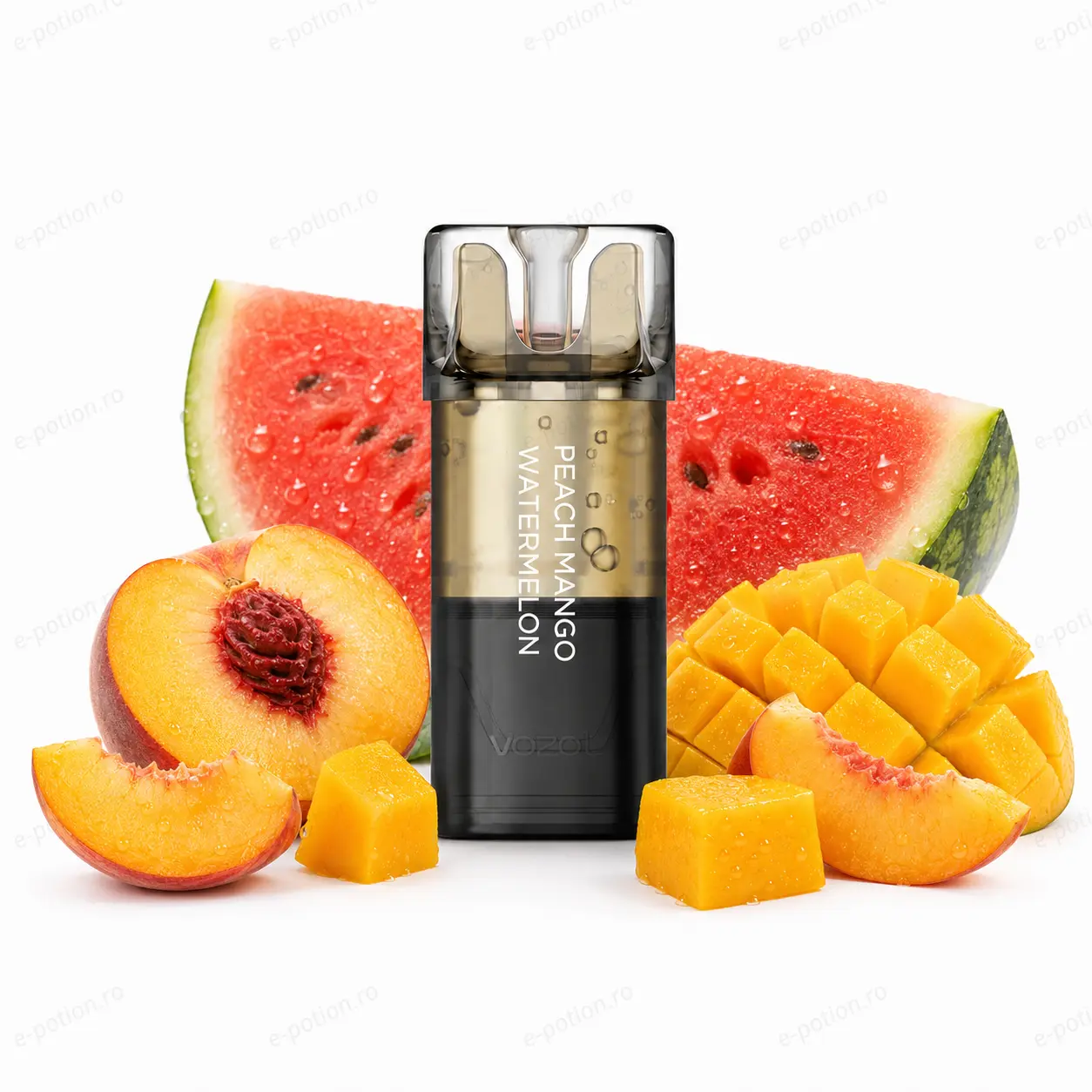 Capsulă Vozol Switch Pro Peach Mango Watermelon 2 ml 20mg Less Sweet