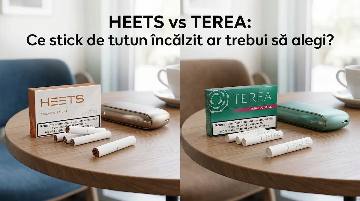 HEETS vs TEREA: Ce stick de tutun încălzit ar trebui să alegi? de pe e-potion.ro HEETS vs TEREA: Ce stick de tutun încălzit ar trebui să alegi?