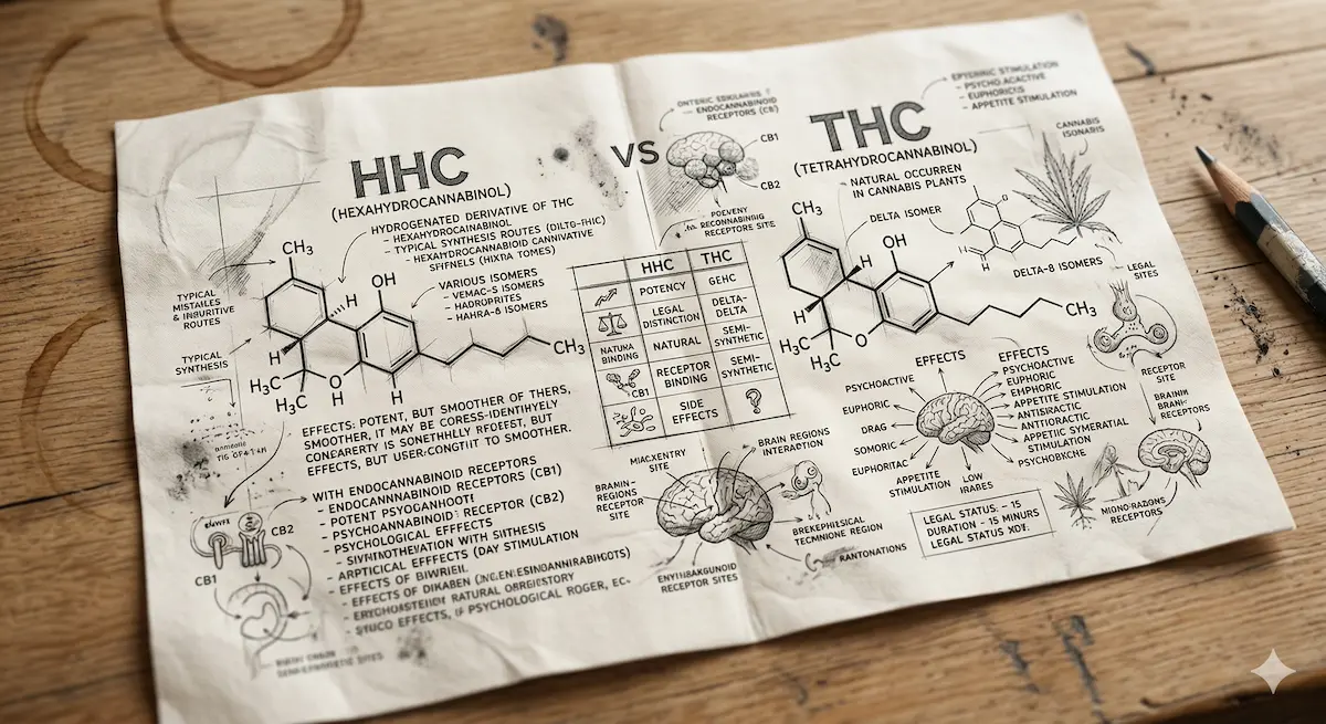 HHC Vs THC: Ghidul Complet Pentru A Înțelege Acești Doi Canabinoizi de pe e-potion.ro HHC Vs THC