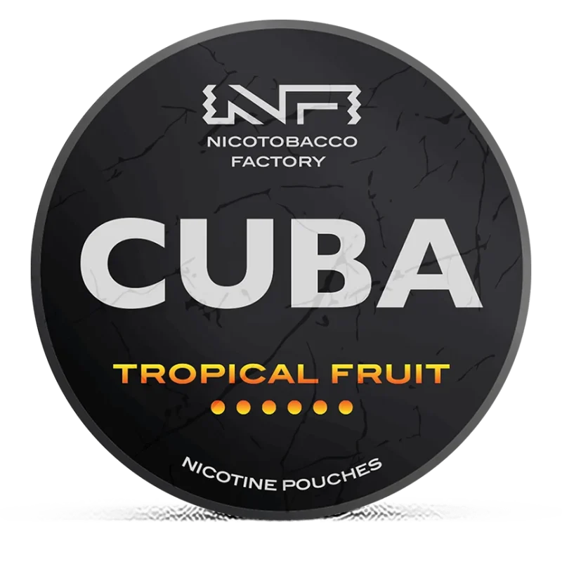 Pouch nicotina Cuba Black - Tropical Fruit Pouch nicotina Cuba Black - Tropical Fruit