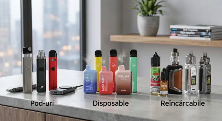 Alternative la Vuse: Vape-uri de Unica Folosinta & Reîncărcabile