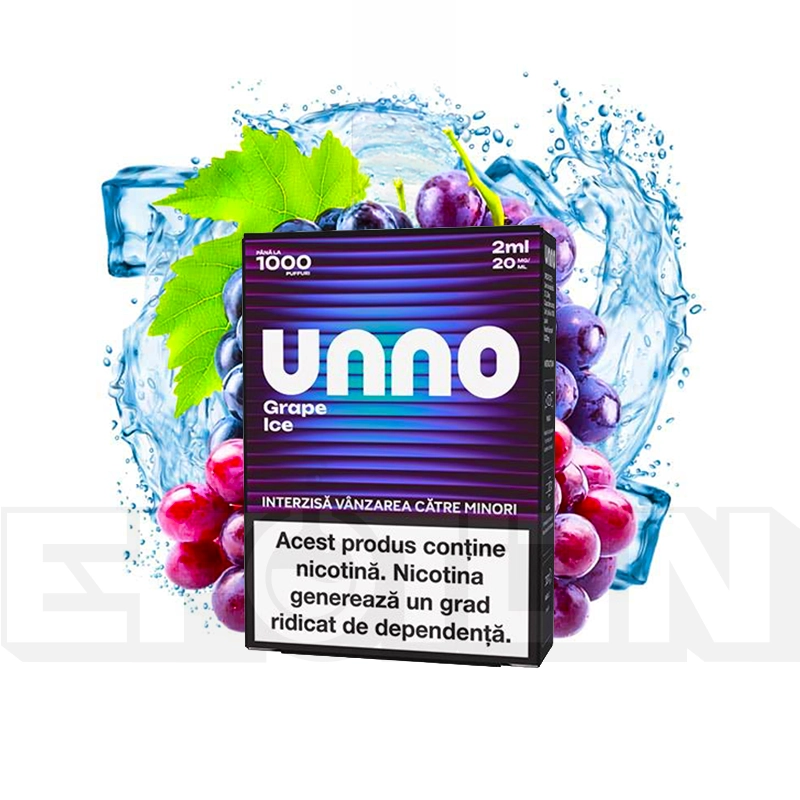 Cartus Unno Grape Ice 20mg 1000 Pufuri