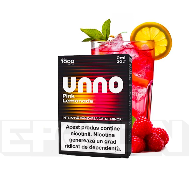 Cartus Unno Pink Lemonade 20mg 1000 Pufuri
