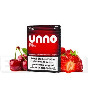 Cartus Unno Red Fruits 20mg 1000 Pufuri