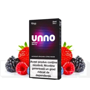 Kit Unno Blueberry Raspberry 20mg 1000 Pufuri