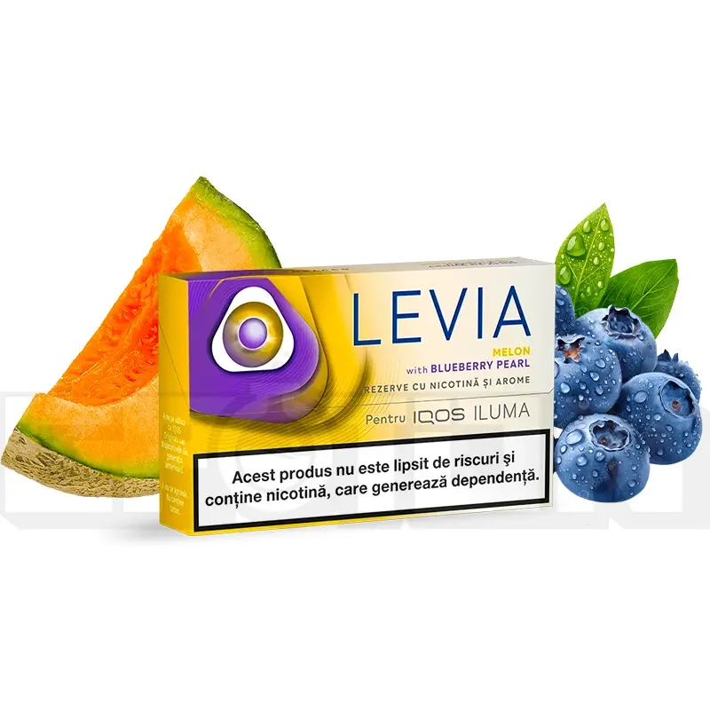 Rezerve LEVIA Melon cu Blueberry Pearl pentru IQOS Iluma