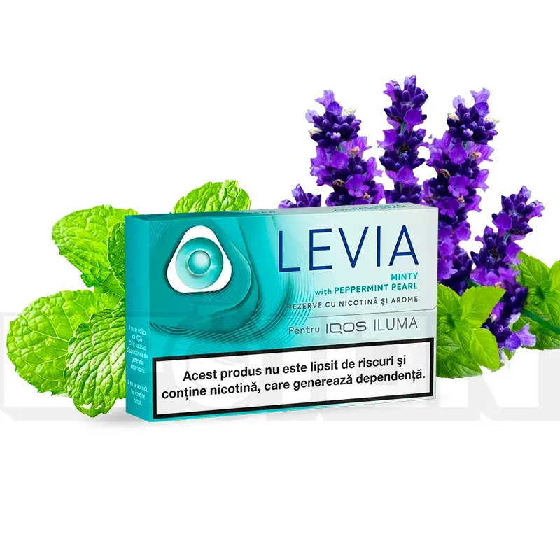 Rezerve LEVIA Minty cu Peppermint Pearl pentru IQOS Iluma