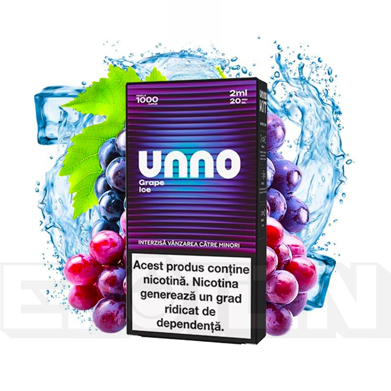 Kit Unno Grape Ice 20mg 1000 Pufuri